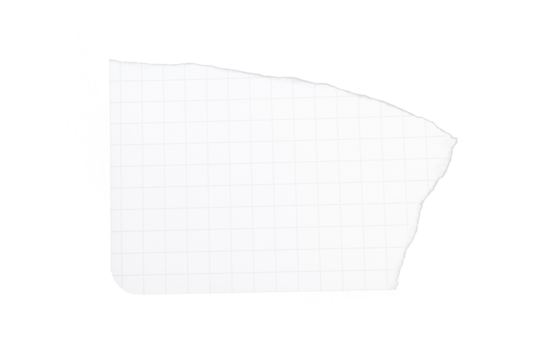 Torn paper notebook craft paper cutout