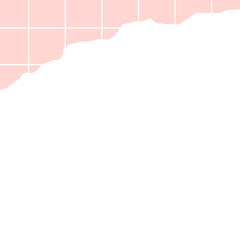 Grid Torn Paper Corner