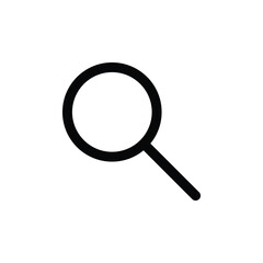 Search icon. Zoom symbol. Magnifier sign.