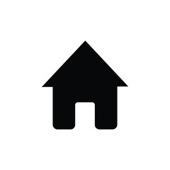 Home button vector icon. Address icon, location symbol
