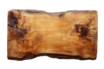 Rustic wooden slab, natural edge