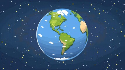 Earth in space