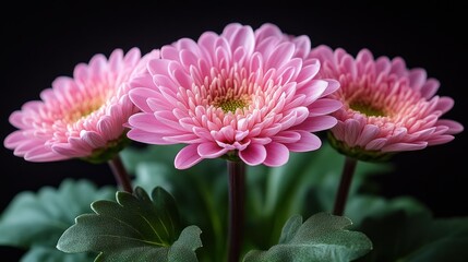 Pink chrysanthemum close up photography