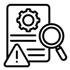 Business Risk Management  Icon Element For Design	