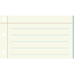 Lined Paper Sheet