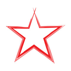 Red Star with Layers