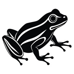 tree frog vector sihouette