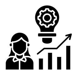Business Intelligence  Icon Element For Design	