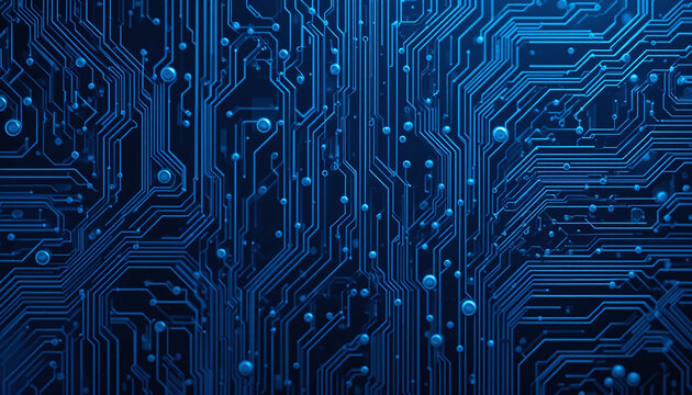 The electronic strips with fine, elegant lines in deep blue colors
