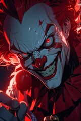 angry clown