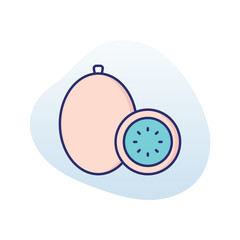 Kiwi  Vector icon