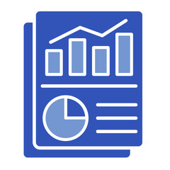 Business Report  Icon Element For Design	