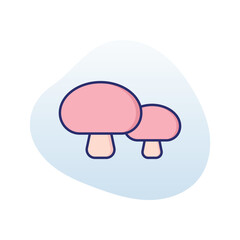 Mushroom  Vector icon