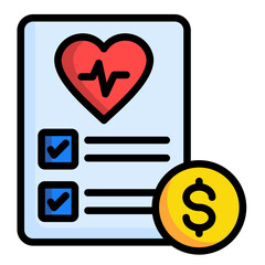 Business Health Check  Icon Element For Design	