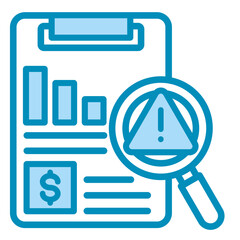 Risk Analysis  Icon Element For Design	