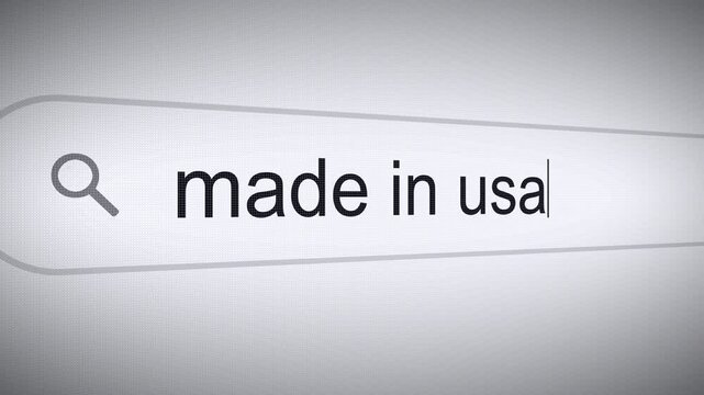 Searching Made in USA on the Internet, Computer Screen Macro