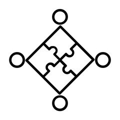 Teamwork and Partnership Icon