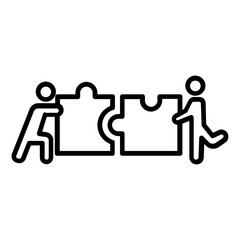 Teamwork and Partnership Icon