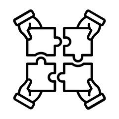 Teamwork and Partnership Icon