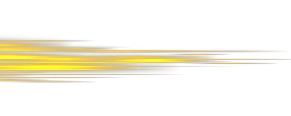 Obraz premium Glowing horizontal yellow light line with radiant shine and beam effect. Futuristic flare, and neon glow. digital highlights.PNG 