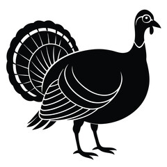 turkey vector sihouettte