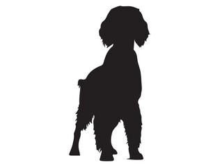 ENGLISH SETTER DOG SILHOUETTE
