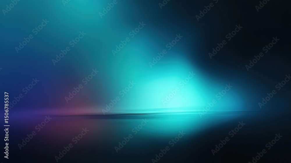 Aufkleber Abstract blurred gradient mesh background in bright colors creating smooth horizontal lines