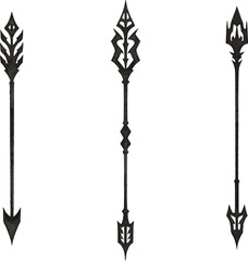 set of medieval swords
