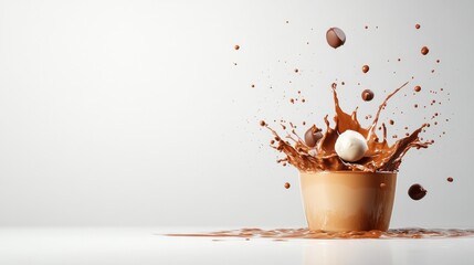 Chocolate Delight: A Splash of Sweetness