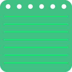 Obraz premium Lined Paper Sheet