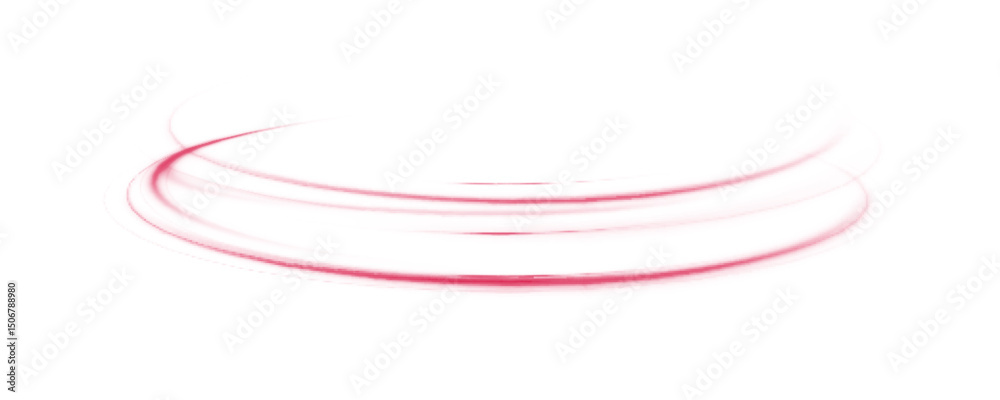 Aufkleber speed lines. futuristic traffic lines. red color. twists.