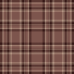 Seamless Brown Tartan Check plaid pattern background for textile design .Perfect for textile or print design. vector illustration.