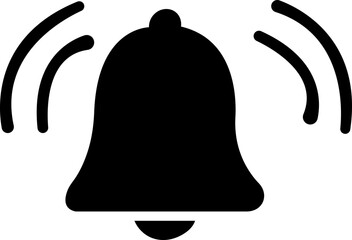 Notification bell icon , alert icon for incoming inbox message, ringing bell icon set with alert and reminder symbols. Includes mobile and web app elements, perfect for social media, messages, updates