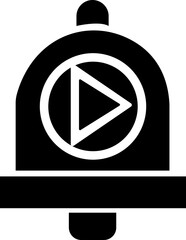 Notification bell icon , alert icon for incoming inbox message, ringing bell icon set with alert and reminder symbols. Includes mobile and web app elements, perfect for social media, messages, updates