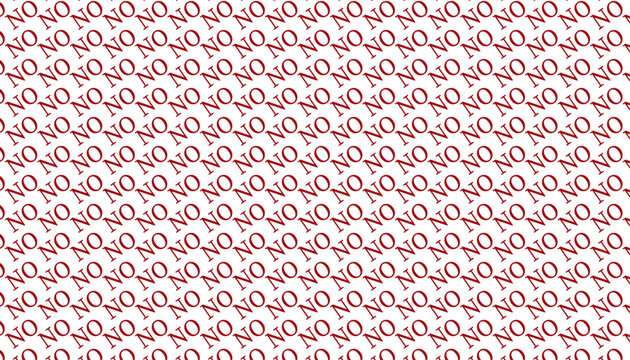 seamless pattern of NO