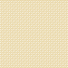 Small Hexagon Gold Mesh Seamless Pattern