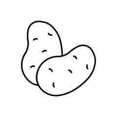 Potato Vector icon