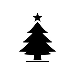 christmas tree vector illustration