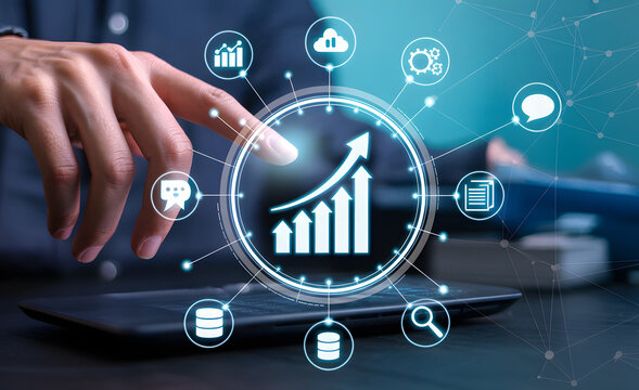 Growth chart + interface + marketing use case  
