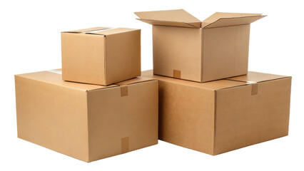 cardboard boxes png packaging boxes png shipping cartons png paper boxes png moving supplies png transparent background image