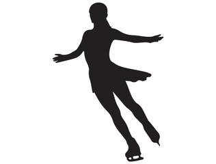 FIGURE SKATING SILHOUETTE
