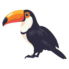 Fototapeta premium Illustration of Toucan toucan cartoon animal vector