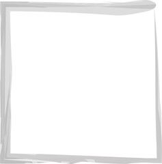 Frame square ink grunge. Design elements