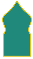 Islamic window background 