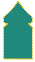 Islamic window background 