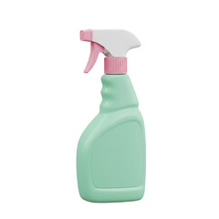 spray bottle and sponge isolated
