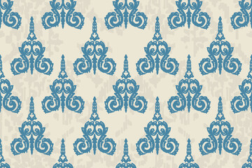 Ethnic abstract ikat fabric artwork with seamless patterns, combining tribal, indigenous and Mexican embroidery with Aztec geometric motifs. Ideal for rugs, wallpapers, throws, fabrics and clothing.