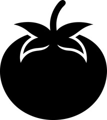 vector illustration of a tomato