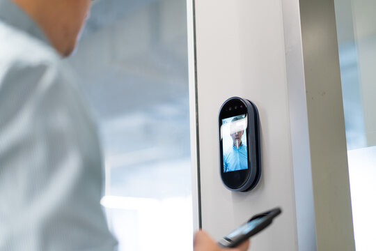 Unlock the smart door lock using facial recognition.