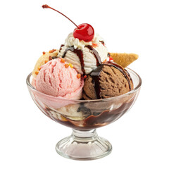 ice cream sundae png dessert png cold treat png glass dish png transparent background image